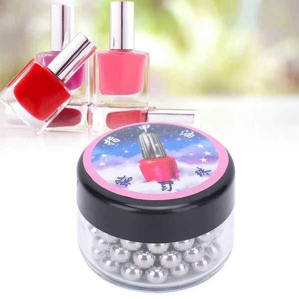 Stainless Steel Balls Nail Polish Shaker Beads Carousel 1