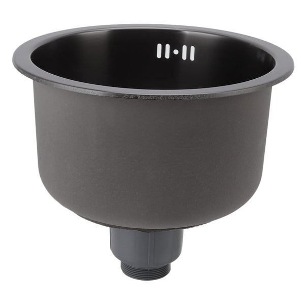 Mini Round Kitchen Sink Bar Stainless Steel Basin Carousel 2