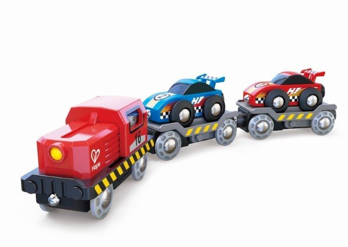 Hape Race Car Transporter Carousel 1
