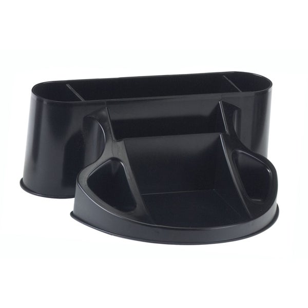 Metro 3808 Desk Organiser Data Centre Black Carousel 1