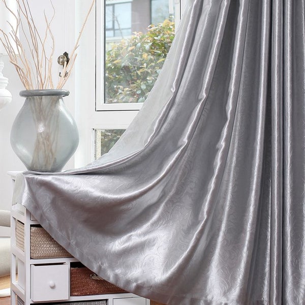 300CM X 95-110CM Modern Style Silver Curtains Carousel 1