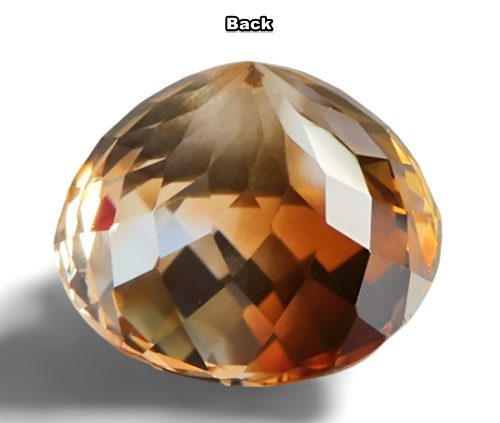 9.65CT BRILLIANT ROUND CUT 100% NATURAL CHAMPAGNE TOPAZ Carousel 3