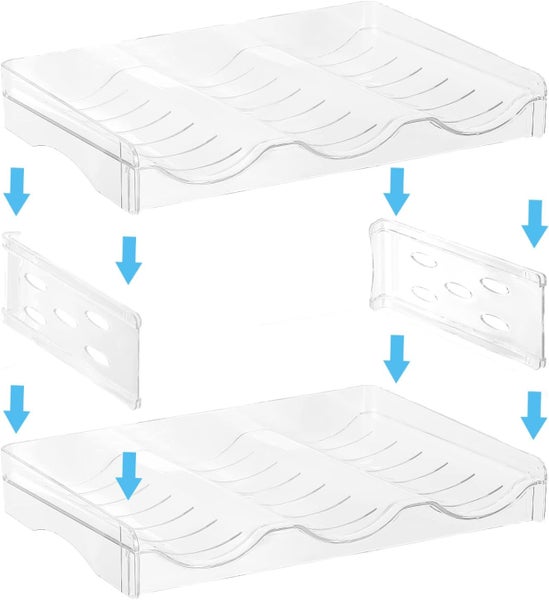 4 Tier 12 Containers Tumbler Water Bottle Organizer Kitchen - Brand New NZ Stock Carousel 2