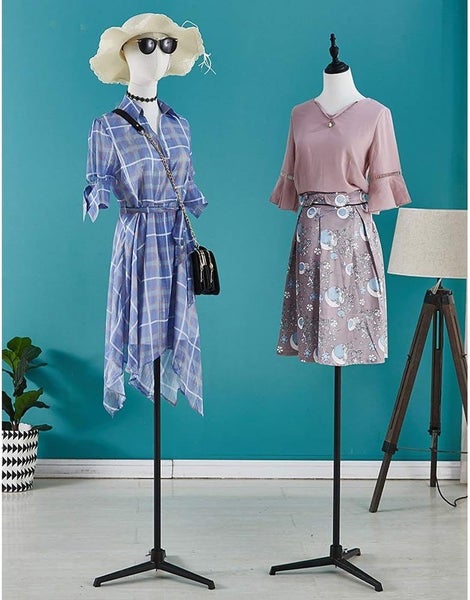 Height Adjustable Pinnable Female Mannequin Body Carousel 2