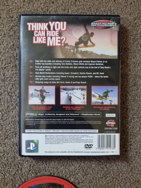 Shaun Palmers Pro Snowboarder - Playstation 2 Carousel 6