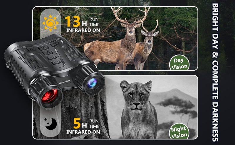 Night Vision Goggles 4K Night Vision Binoculars for Adults 3.2\'\' HD Screen Bin Carousel 2