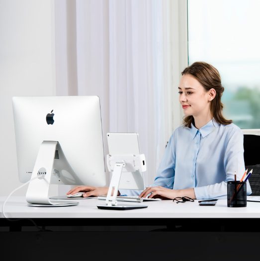 360° Rotation Monitor Swivel Base Aluminum Alloy Computer Monitor Stand Base Carousel 5