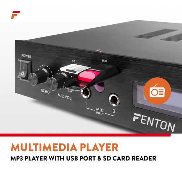 Home Amplifier System AV-150BT 5-Input Carousel 11