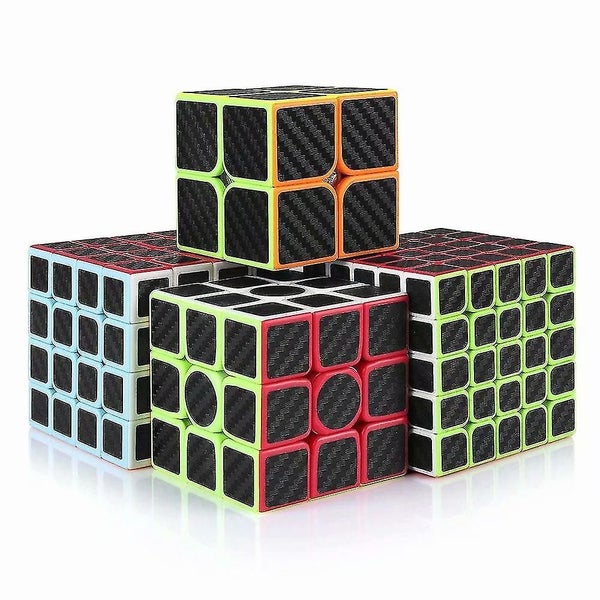 Magic Cube Set Of Carbon Fiber Sticker Speed Puzzle Carousel 1