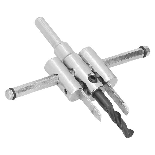 Adjustable Circle Hole Cutter Saw Kit Wood Drill Bit Round Cutting Carousel 1