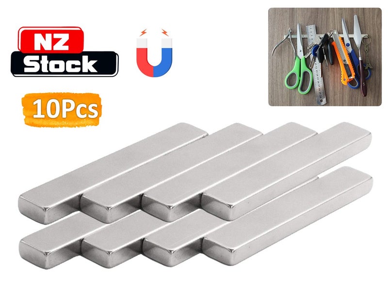 10Pcs Strong Neodymium Bar Magnets x2 Carousel 1