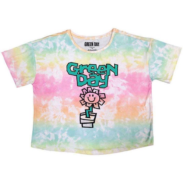 Green Day Flower Pot Band Logo Pyjamas Carousel 2