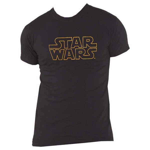 Star Wars T Shirt Logo Outline new Official Mens Black Carousel 4