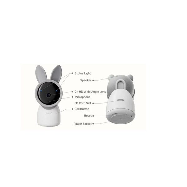 2K Ultra HD Wi-Fi Smart Baby Monitor AInanny Camera Carousel 2