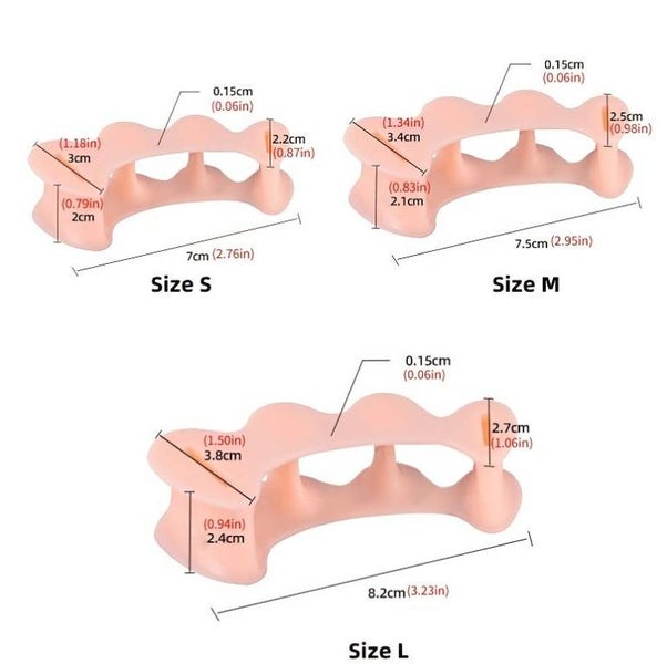 Toe Separator Spacers Carousel 2