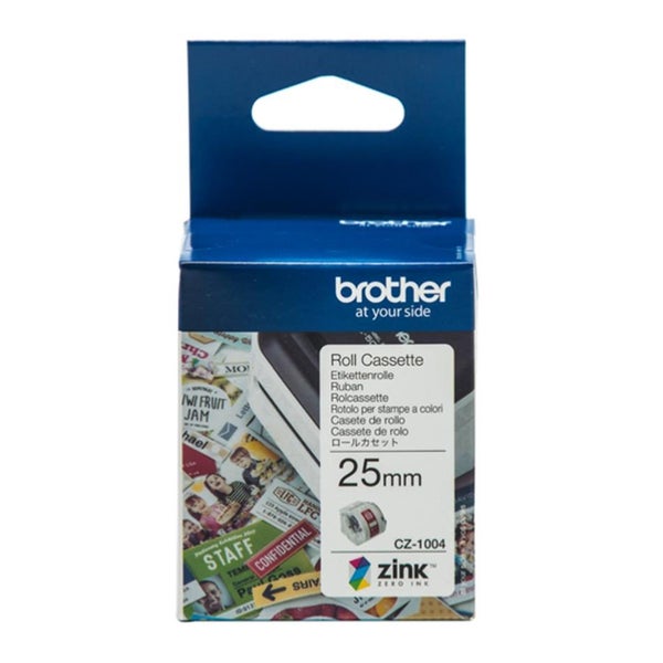 Brother Cz-1004 25Mm Printable Roll Cassette BCZ1004 Carousel 1