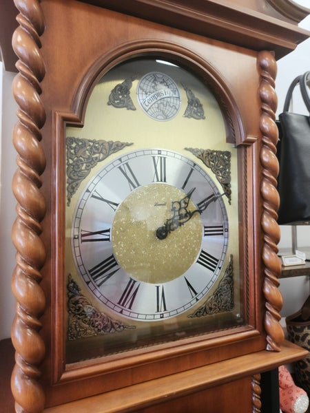 Antique Lowell Grandfather Clock Carousel 1
