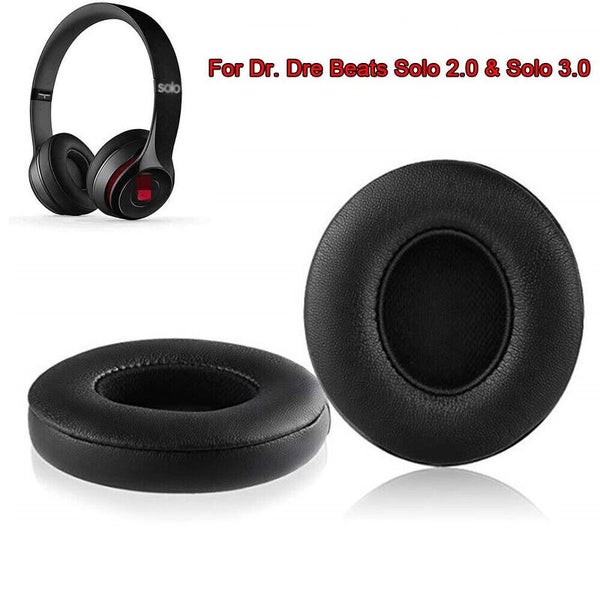 Ear Pads Cushions Covers For Dr. Dre Beats Solo 2.0 & Solo 3.0 Wireless i2530BK0 Carousel 2
