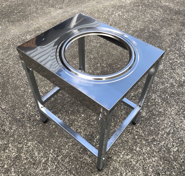 Stainless Steel Stand for High & Low Pressure Wok Burner Cast Iron Cooker/ Stove Carousel 1
