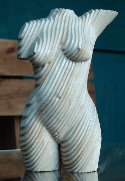 Trixanna - A Female Torso Mini-Sculpture (1/4 life-size) Carousel 2