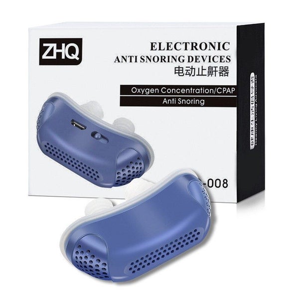 Electric CPAP Noise Anti Snoring Device Apnea Stop Snore Aid Stopper i2528DB0 Carousel 12