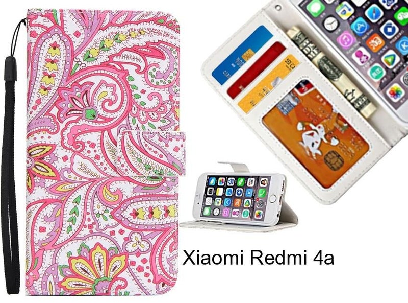 Xiaomi Redmi 4a case 3 card leather wallet case printed ID Carousel 1