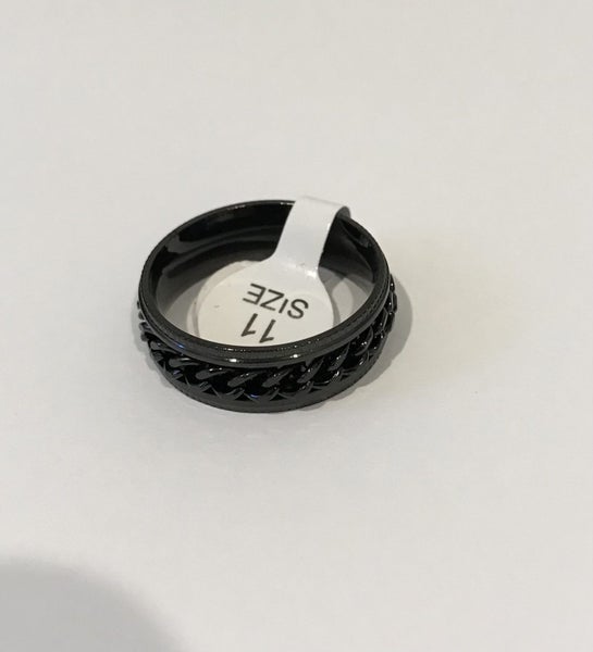 Black titanium ring size 11 Carousel 1