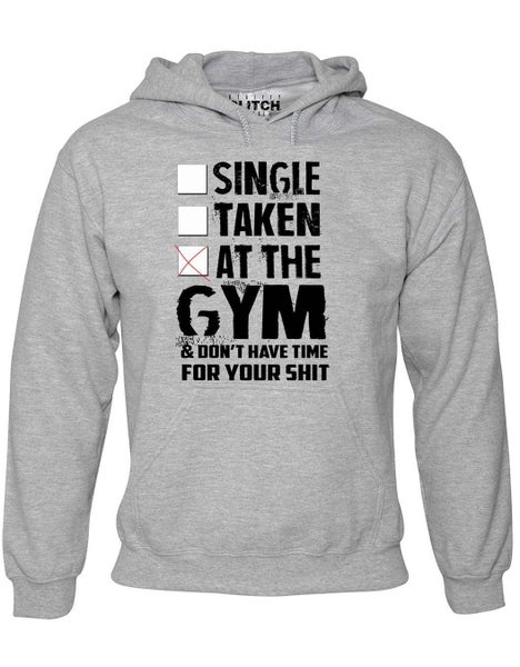 Mens At The Gym Hoodie Carousel 1