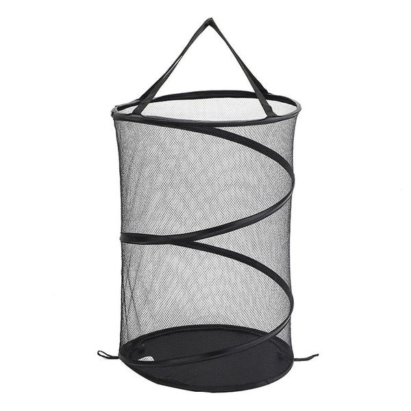 Mesh Laundry Basket Foldable Pop-up Laundry Hamper Collapsible Laundry Baskets Carousel 1