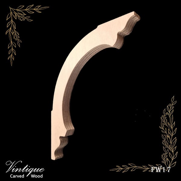 Carved wooden Lace Fretwork Corner -Avonside (FW17) 178mm x 206mm Carousel 2