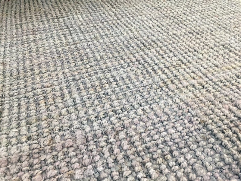 280 x 200 cm Jute Handwoven Rug - Light Grey Carousel 2