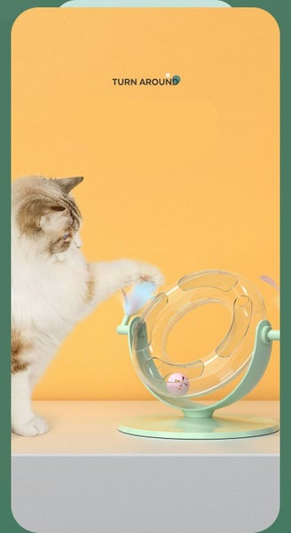 Cat 360 degree Spin wheel toy Carousel 2