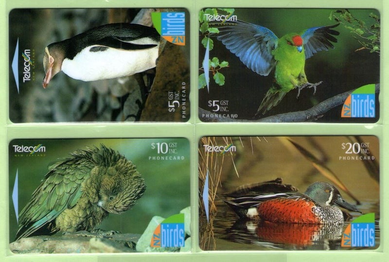 NZ - 1996 NZ Birds II Set (4) - VFU Carousel 1