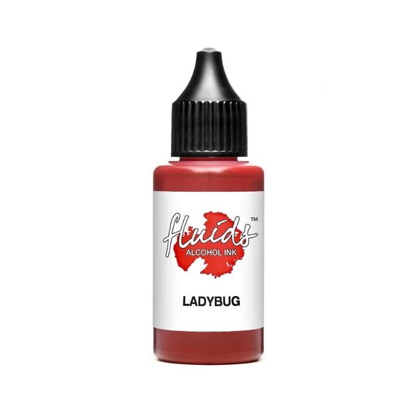 Octopus Fluids Alcohol Ink Ladybug Red 30ml Carousel 1