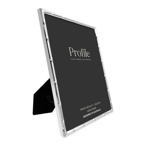 Profile - Bamboo Silver Metal Photo Frame - 8x10in (20x25cm) Carousel 2