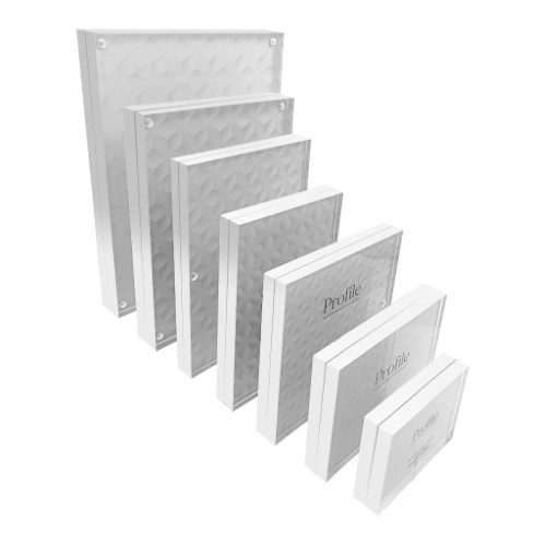 Profile - Solid Acrylic Sign Block Display Frames - 2.5x3.5in (6x9cm) Carousel 11