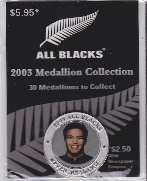 NZ - Medal - 2003 All Blacks - Kevin Mealamu Carousel 1