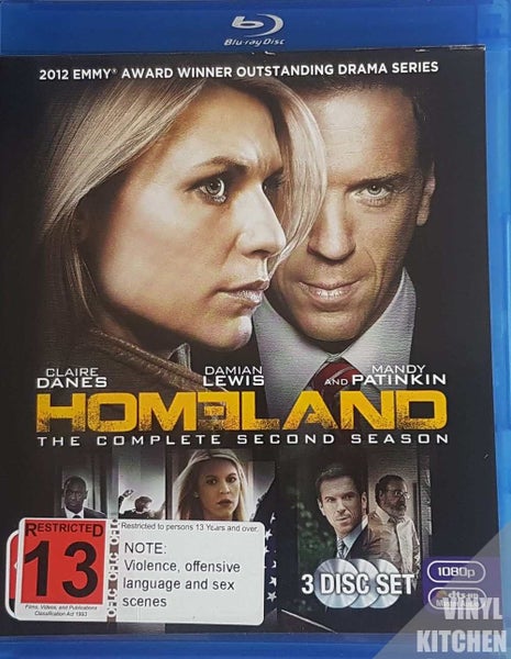 Homeland: Season 2 - 2011 (Blu Ray)
