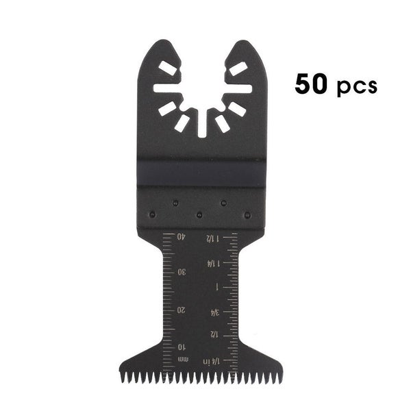 50Pcs 44mm Oscillating Multi Tool Long Teeth Saw Blades for Bosch Dremel Fein Carousel 3