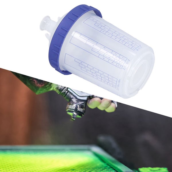 350ml Disposable Paint Spray Gun Cups Plastic Spray Gun Jug Sealing Carousel 3