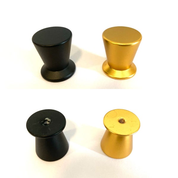Drawer knobs - Gold Carousel 8