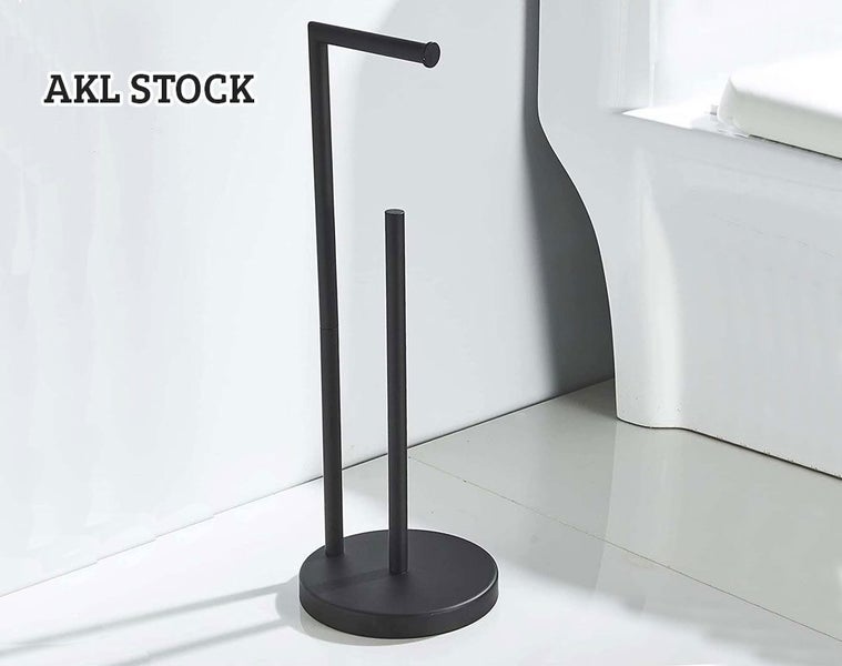 Bathroom Toilet Paper Holder / Free Standing Toilet Paper Roll Holder Stand Carousel 1