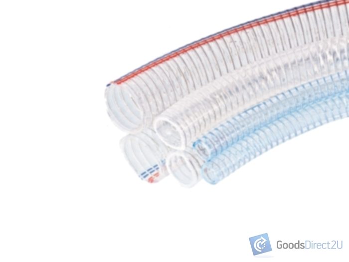 Spiral PVC Steel Wire Reinforced Hose - 31mm (1.25") x 50M Carousel 1