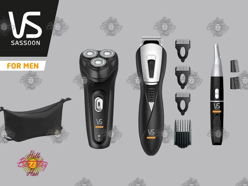 VS Sassoon Beard Trimmer, Shaver and Detailer - 3 Piece Set - Save 52% Carousel 1