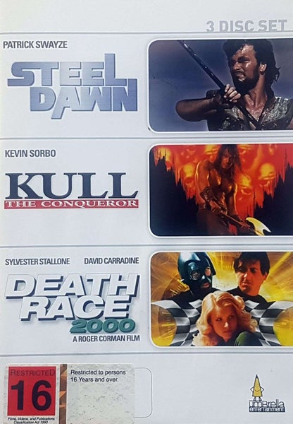 Steel Dawn / Kull the Conqueror / Death Race 2000 - 1975 (DVD) Carousel 1