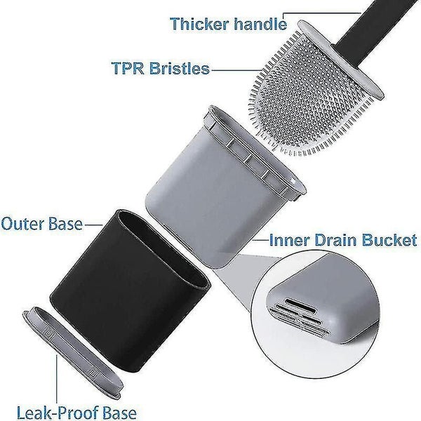 Silicone Tpr Toilet Brush And Holder Carousel 2