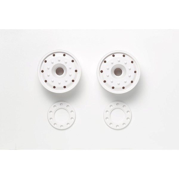 Tamiya 56544 1/14 Tractor Truck Wheels - 30mm Wide White (2pcs) Carousel 1