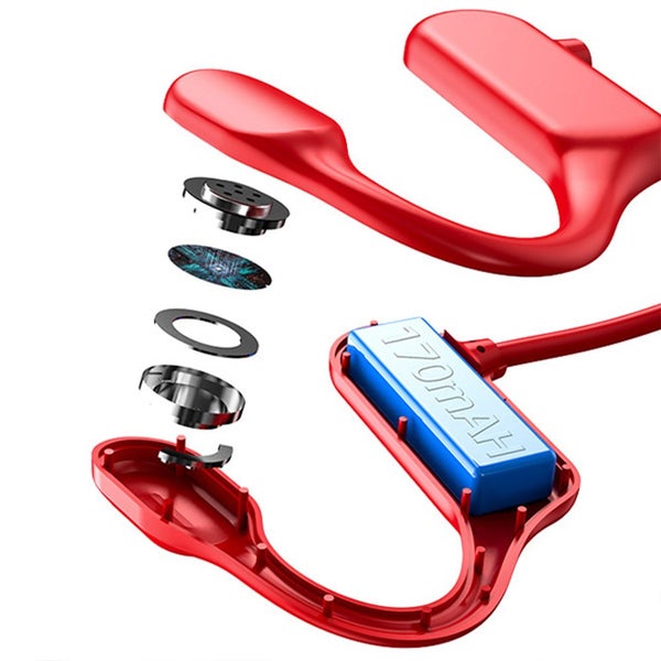 Bone Conduction Headphones Bone Conduction Bluetooth Earphones -Red Carousel 6