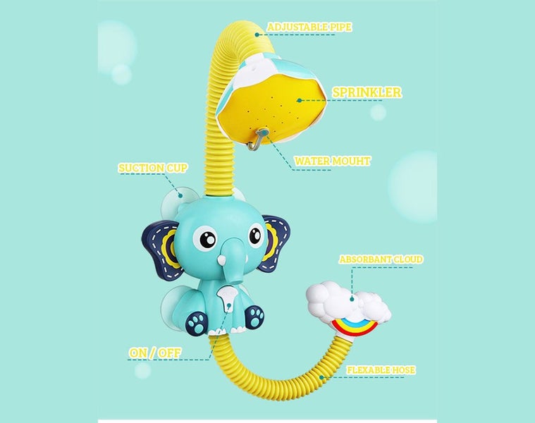 Water Shower Toy Baby Bath Toy Kids Bath Toy Electric Water Pump- NEW *IN STOCK* Carousel 2