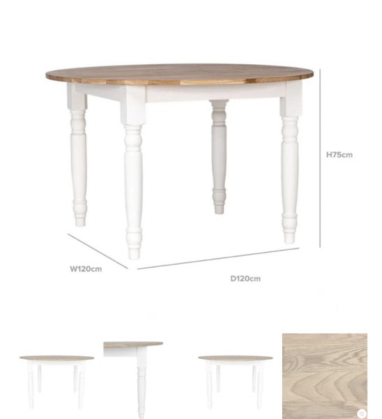 Round Oakwood Dining Table SALE Carousel 1